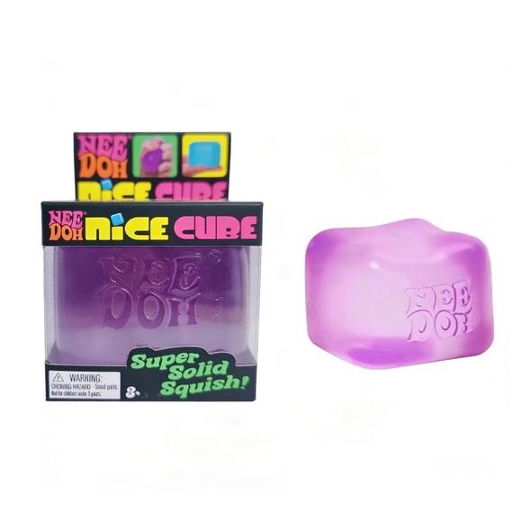 NeeDoh Other - NeeDoh Original Nice🧊 Cube Super Solid Squish, Purple